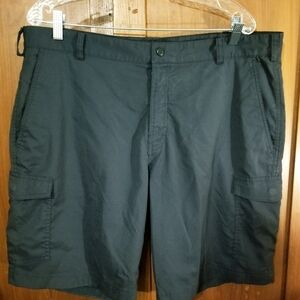 Nike Golf Mens Dri-Fit Shorts Cargo Snap Pockets Black 38